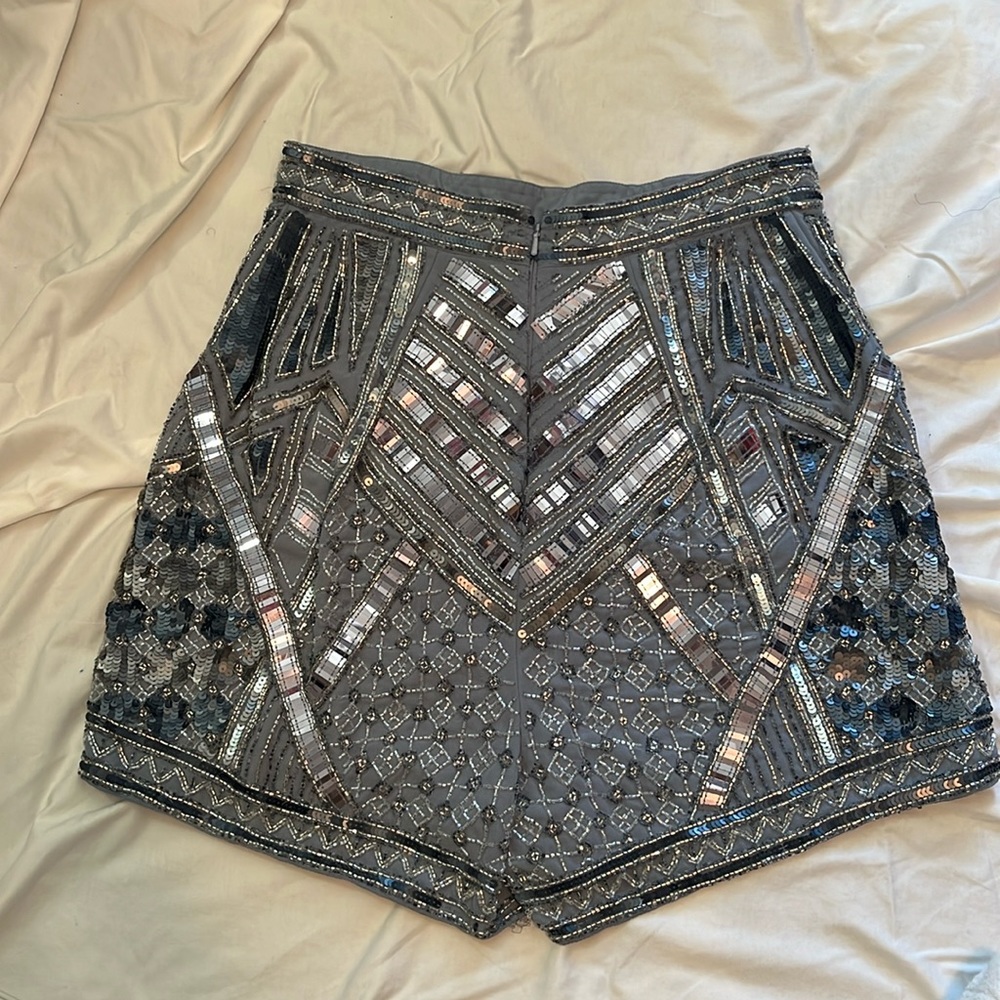 SEQUINED SHORTS